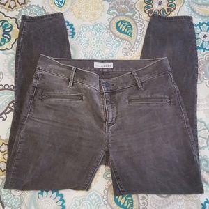 Ann Taylor Loft gray corduroy pants sz 4